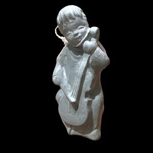 Isabel Bloom/ Vintage/Cherub Girl/signed not dated /sculpture/ concrete figurine